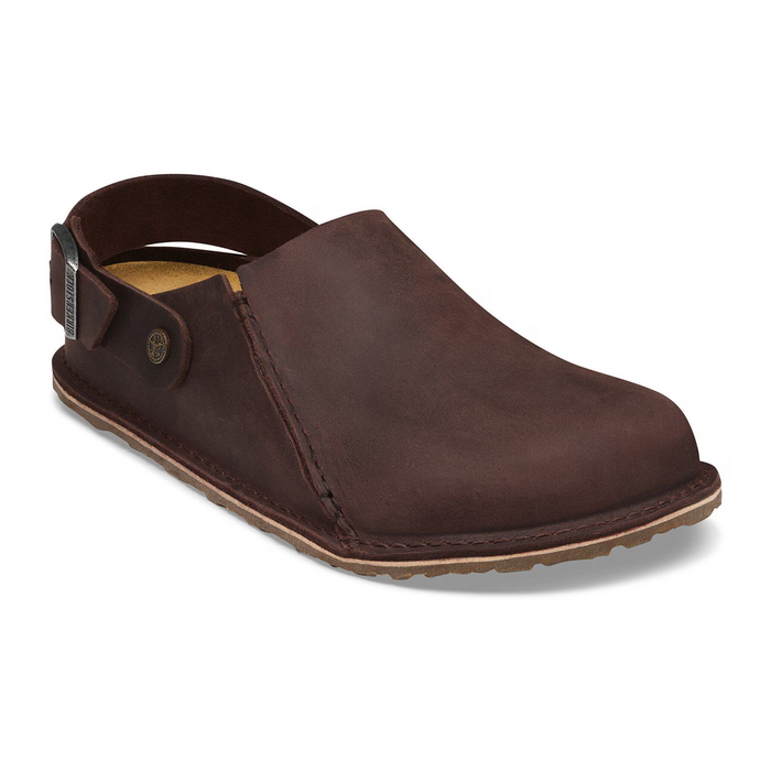 Birkenstock Lutry Clog (Men) - Habana Oiled Leather Dress-Casual - Clogs & Mules - The Heel Shoe Fitters