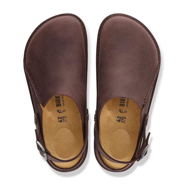 Birkenstock Lutry Clog (Men) - Habana Oiled Leather Dress-Casual - Clogs & Mules - The Heel Shoe Fitters