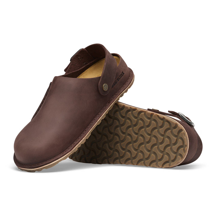 Birkenstock Lutry Clog (Men) - Habana Oiled Leather Dress-Casual - Clogs & Mules - The Heel Shoe Fitters