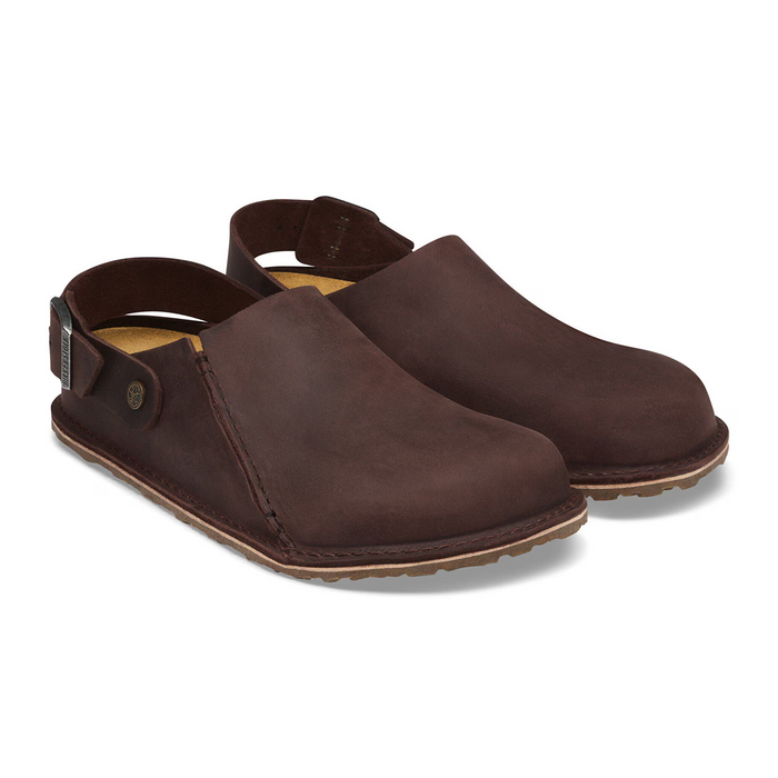 Birkenstock Lutry Clog (Men) - Habana Oiled Leather Dress-Casual - Clogs & Mules - The Heel Shoe Fitters