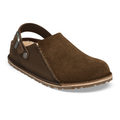 Birkenstock Lutry Shearling Clog (Men) - Carafe Suede/Nubuck Dress-Casual - Clogs & Mules - The Heel Shoe Fitters