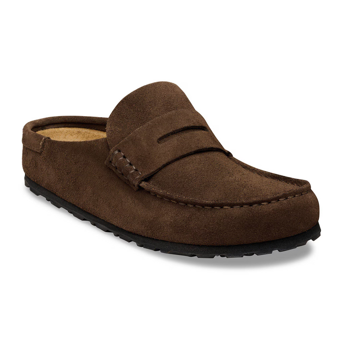 Birkenstock Naples Wrapped Clog (Women) - Carafe Suede Dress-Casual - Clogs & Mules - The Heel Shoe Fitters
