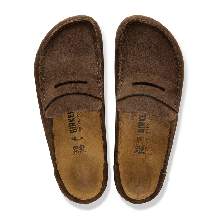 Birkenstock Naples Wrapped Clog (Women) - Carafe Suede Dress-Casual - Clogs & Mules - The Heel Shoe Fitters