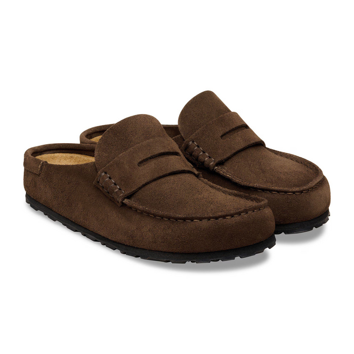 Birkenstock Naples Wrapped Clog (Women) - Carafe Suede Dress-Casual - Clogs & Mules - The Heel Shoe Fitters