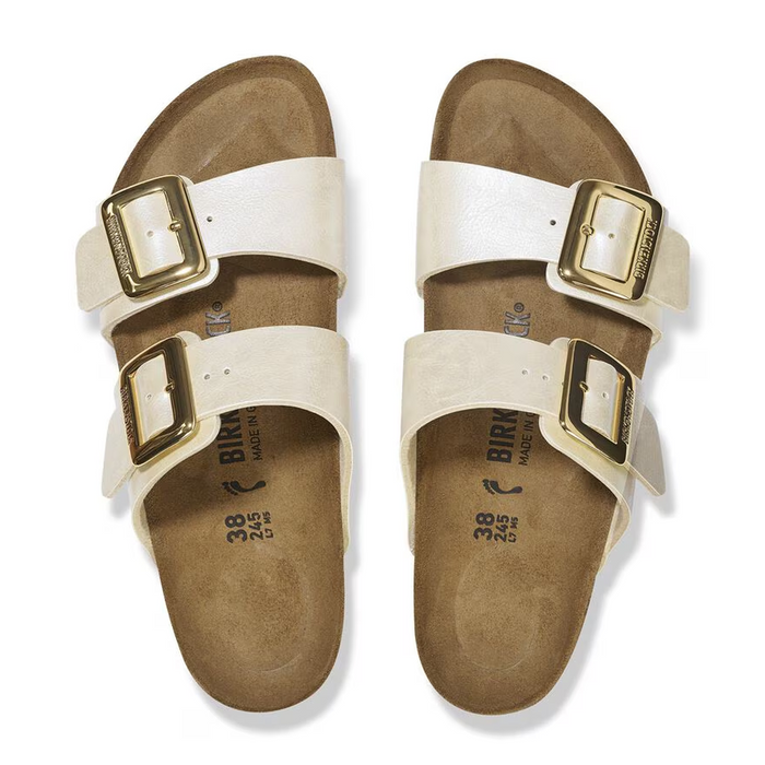 Birkenstock Sydney Luxe Buckle Slide Sandal (Women) Sandal - Slide - The Heel Shoe Fitters