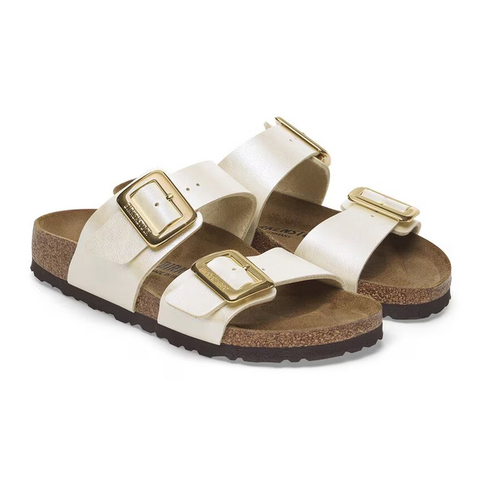 Birkenstock Sydney Luxe Buckle Slide Sandal (Women) Sandal - Slide - The Heel Shoe Fitters