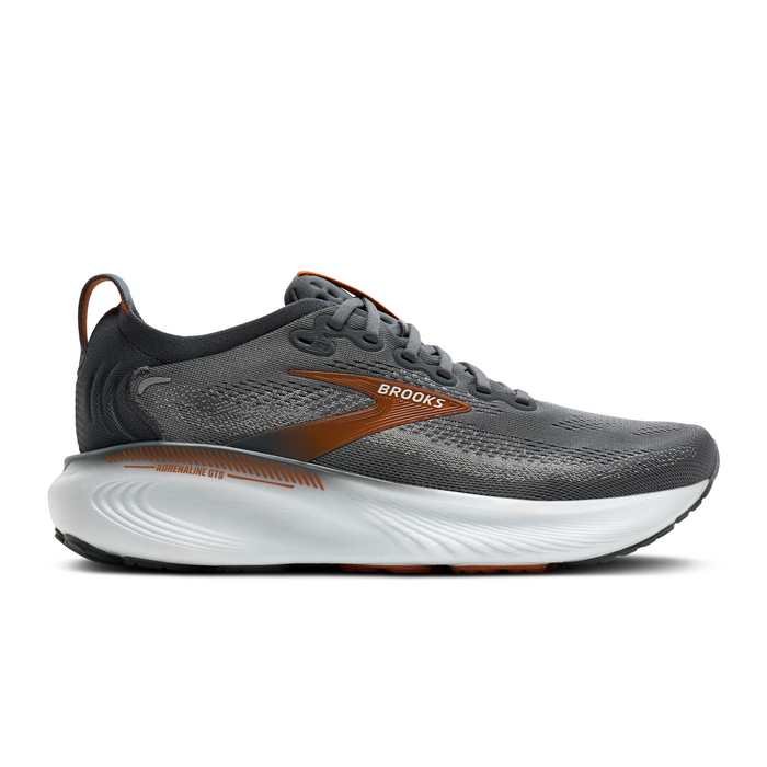 Brooks Adrenaline GTS 25 Running Shoe (Men) - Turbulence/Bombay Brown/Grey Athletic - Running - Stability - The Heel Shoe Fitters