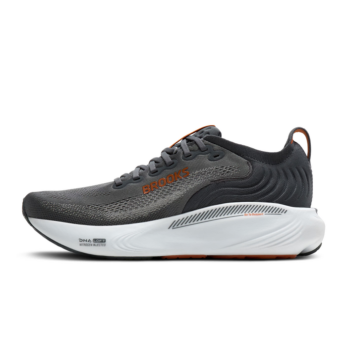 Brooks Adrenaline GTS 25 Running Shoe (Men) - Turbulence/Bombay Brown/Grey Athletic - Running - Stability - The Heel Shoe Fitters