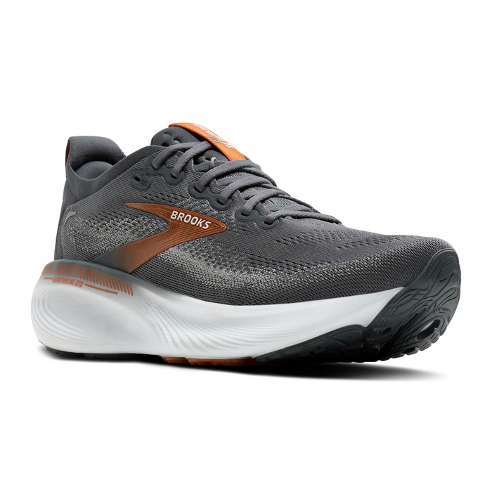Brooks Adrenaline GTS 25 Running Shoe (Men) - Turbulence/Bombay Brown/Grey Athletic - Running - Stability - The Heel Shoe Fitters