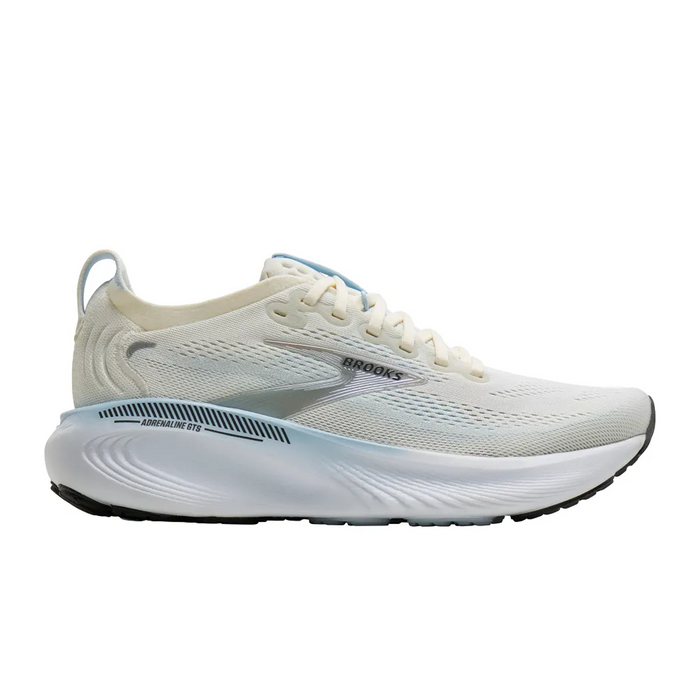 Brooks Adrenaline GTS 25 Running Shoe (Women) - Star White/Nantucket/Chrome Athletic - Running - Stability - The Heel Shoe Fitters