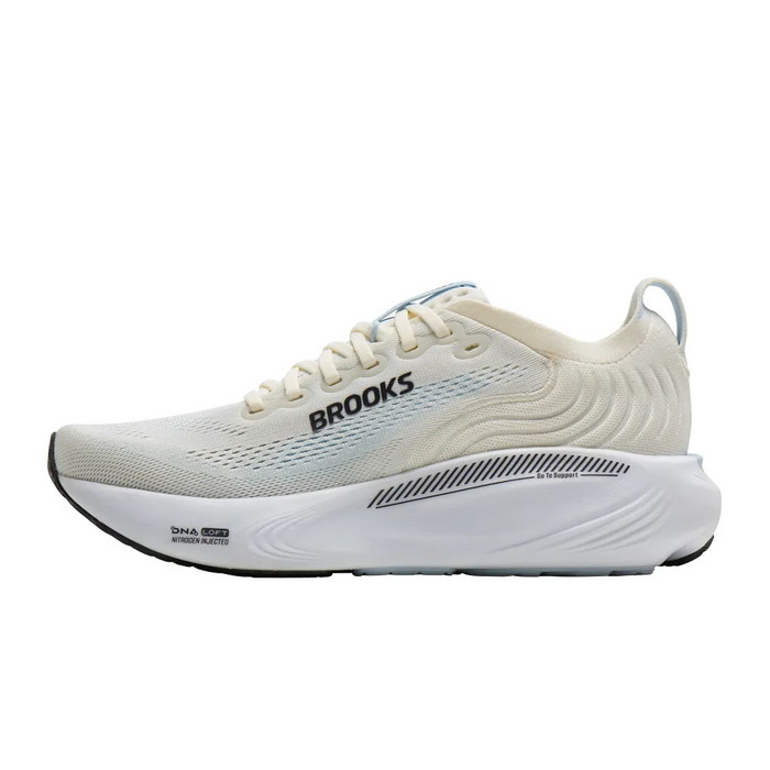Brooks Adrenaline GTS 25 Running Shoe (Women) - Star White/Nantucket/Chrome Athletic - Running - Stability - The Heel Shoe Fitters