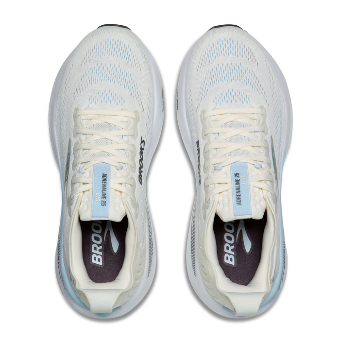 Brooks Adrenaline GTS 25 Running Shoe (Women) - Star White/Nantucket/Chrome Athletic - Running - Stability - The Heel Shoe Fitters