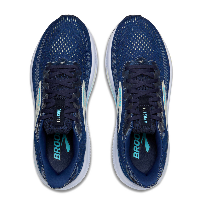 Brooks Ghost 17 Running Shoe (Women) - Navy/Green/Turquoise Athletic - Running - Neutral - The Heel Shoe Fitters