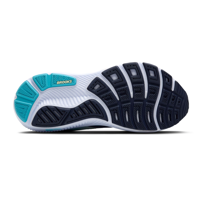 Brooks Ghost 17 Running Shoe (Women) - Navy/Green/Turquoise Athletic - Running - Neutral - The Heel Shoe Fitters