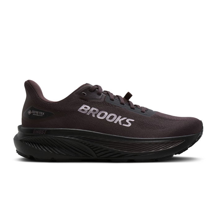 Brooks Ghost 18 GTX Running Shoe (Women) - Raisin/Black/Metallic Athletic - Running - Neutral - The Heel Shoe Fitters