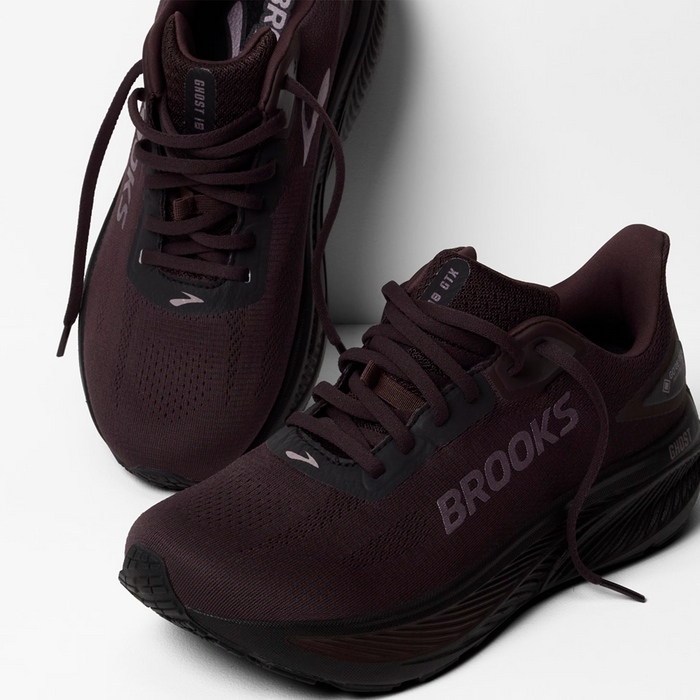 Brooks Ghost 18 GTX Running Shoe (Women) - Raisin/Black/Metallic Athletic - Running - Neutral - The Heel Shoe Fitters