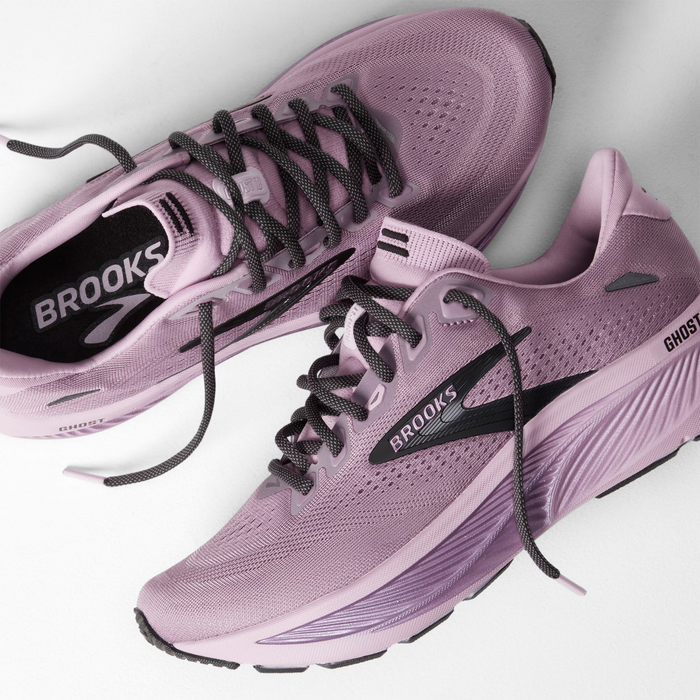 Brooks Ghost 18 Running Shoe (Women) - Elderberry/Black Athletic - Running - Neutral - The Heel Shoe Fitters