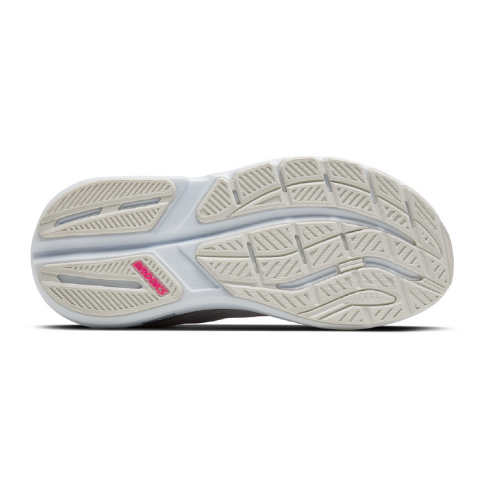Brooks Ghost Max 3 Running Shoe (Women) - White/Moonlight/Pink Athletic - Running - Cushion - The Heel Shoe Fitters