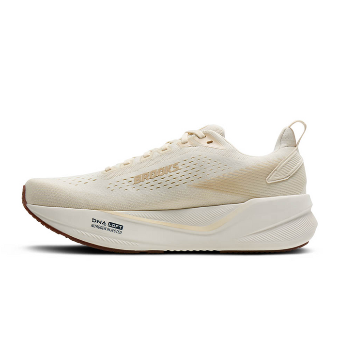 Brooks Ghost Max 4 Running Shoe (Men) - Arctic Wolf/Navy/Coconut Athletic - Running - Cushion - The Heel Shoe Fitters