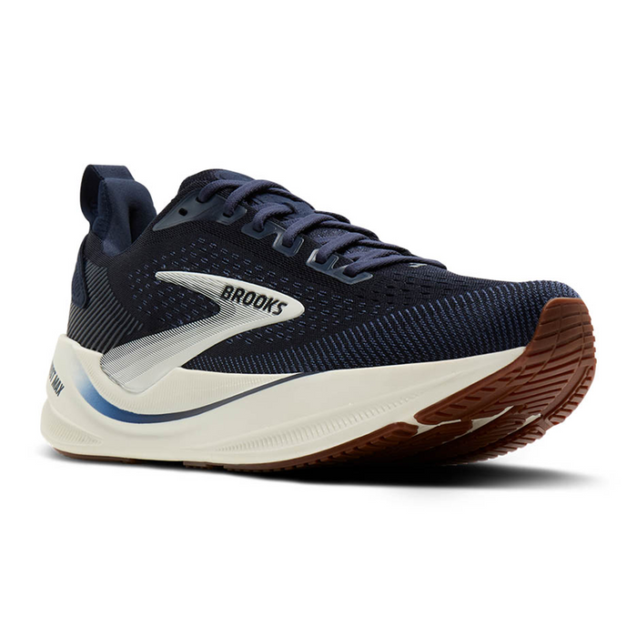 Brooks Ghost Max 4 Running Shoe (Men) - Navy/Navy/Biscuit Athletic - Running - Cushion - The Heel Shoe Fitters