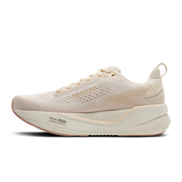 Brooks Ghost Max 4 Running Shoe (Women) - Arctic Wolf/Rose/Coconut Athletic - Running - Cushion - The Heel Shoe Fitters