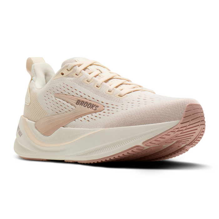 Brooks Ghost Max 4 Running Shoe (Women) - Arctic Wolf/Rose/Coconut Athletic - Running - Cushion - The Heel Shoe Fitters
