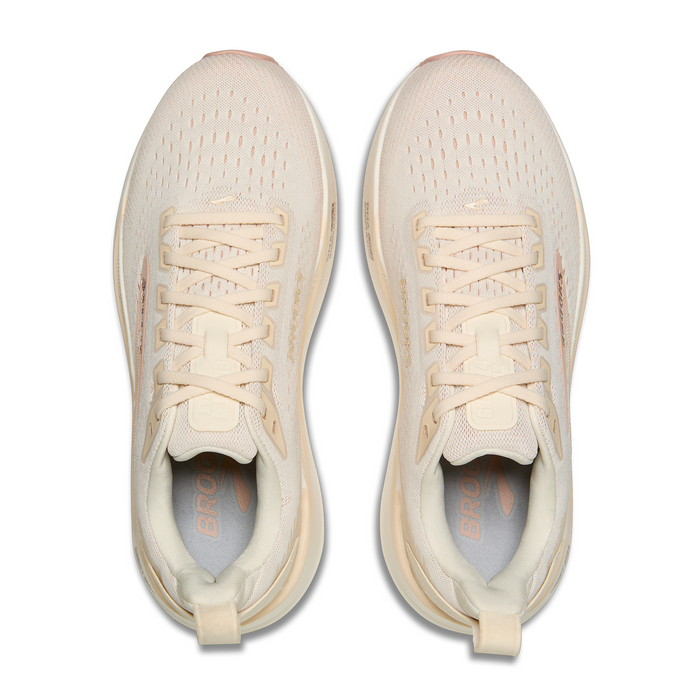 Brooks Ghost Max 4 Running Shoe (Women) - Arctic Wolf/Rose/Coconut Athletic - Running - Cushion - The Heel Shoe Fitters