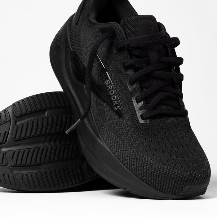 Brooks Ghost Max 4 Running Shoe (Women) - Black/Black/Ebony Athletic - Running - Cushion - The Heel Shoe Fitters