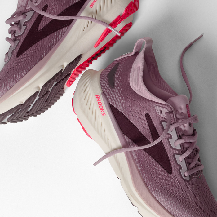 Brooks Glycerin 23 Running Shoe (Women) - Elderberry/Peppercorn/Clear Athletic - Running - Neutral - The Heel Shoe Fitters