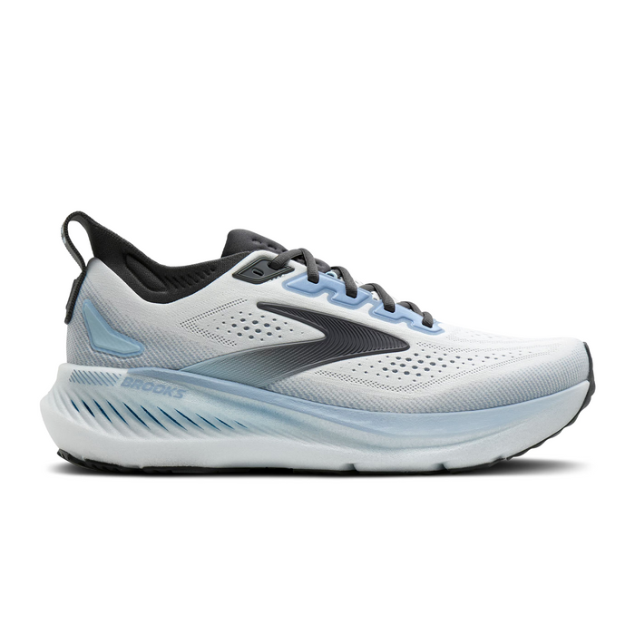 Brooks Glycerin GTS 23 Running Shoe (Men) - White/Rain/Baltic Sea Athletic - Running - Stability - The Heel Shoe Fitters