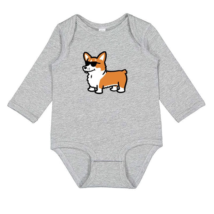 Corgi - Long Sleeve Infant Onesie
