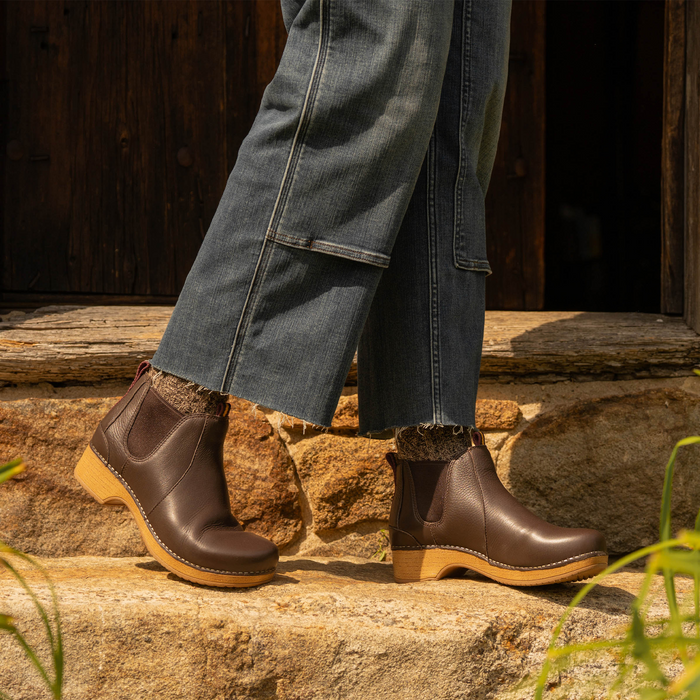 Dansko Becka Boot (Women) - Chocolate Boots - Casual - Low - The Heel Shoe Fitters
