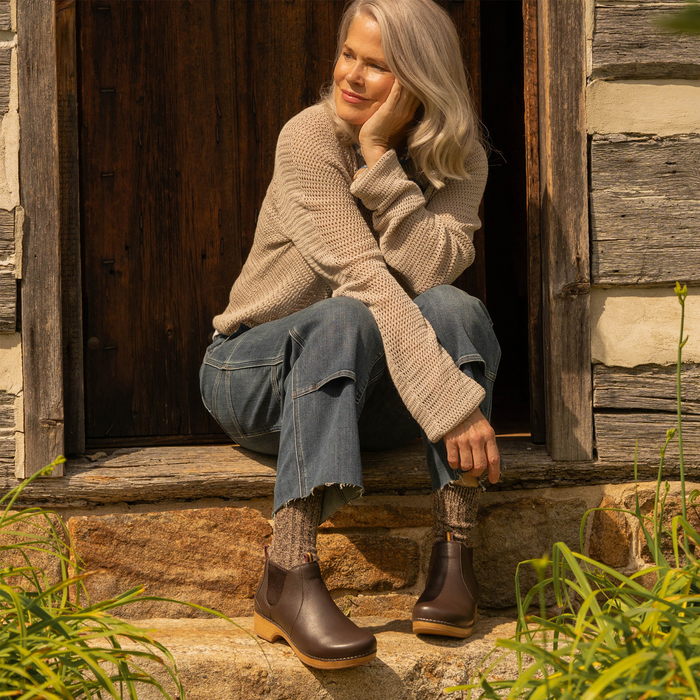 Dansko Becka Boot (Women) - Chocolate Boots - Casual - Low - The Heel Shoe Fitters