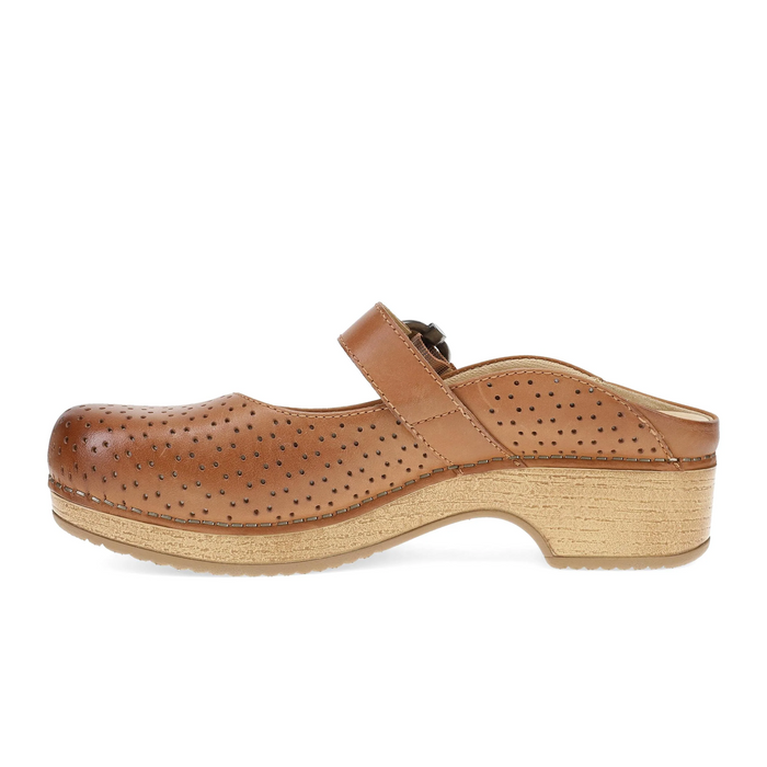 Dansko Blair Mary Jane Clog (Women) - Tan Dress-Casual - Clogs & Mules - The Heel Shoe Fitters