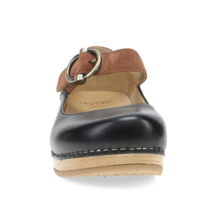Dansko Bonny Mary Jane (Women) - Black/Luggage Dress-Casual - Slip On - The Heel Shoe Fitters