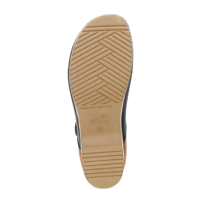 Dansko Bonny Mary Jane (Women) - Black/Luggage Dress-Casual - Slip On - The Heel Shoe Fitters