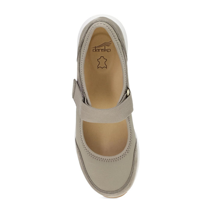 Dansko Carolina Mary Jane Sneaker (Women) - Walnut Suede Athletic - Casual - Slip On - The Heel Shoe Fitters