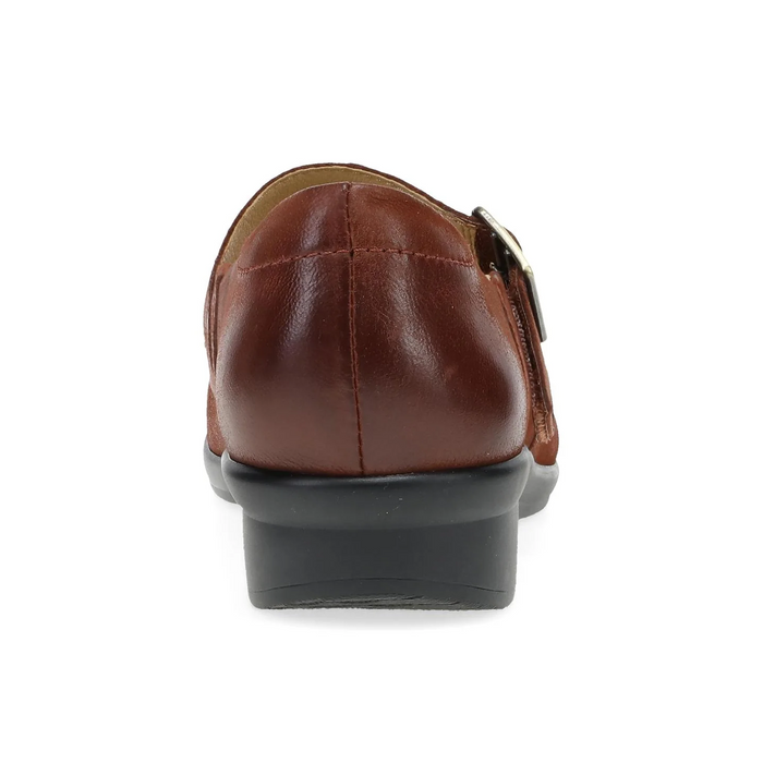 Dansko Collette Mary Jane (Women) - Russet Burnished Nubuck Dress-Casual - Flat - The Heel Shoe Fitters
