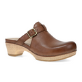 Dansko Leandra Clog (Women) - Brown Leather Dress-Casual - Clogs & Mules - The Heel Shoe Fitters