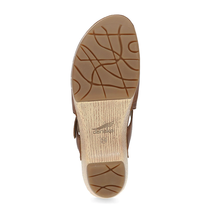 Dansko Leandra Clog (Women) - Brown Leather Dress-Casual - Clogs & Mules - The Heel Shoe Fitters