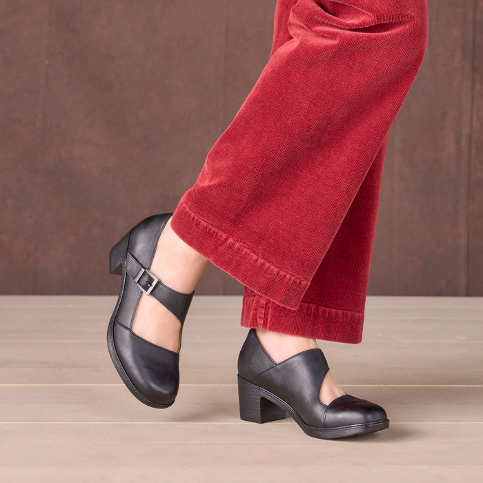 Dansko Marigold Mary Jane Heel (Women) - Black Dress-Casual - Heels - The Heel Shoe Fitters
