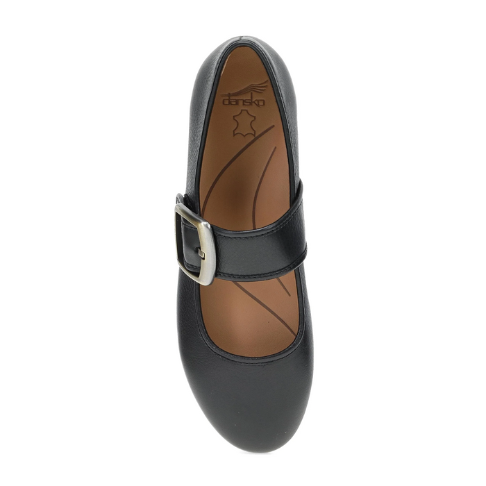 Dansko Matilda Mary Jane (Women) - Black Dress-Casual - Flat - The Heel Shoe Fitters