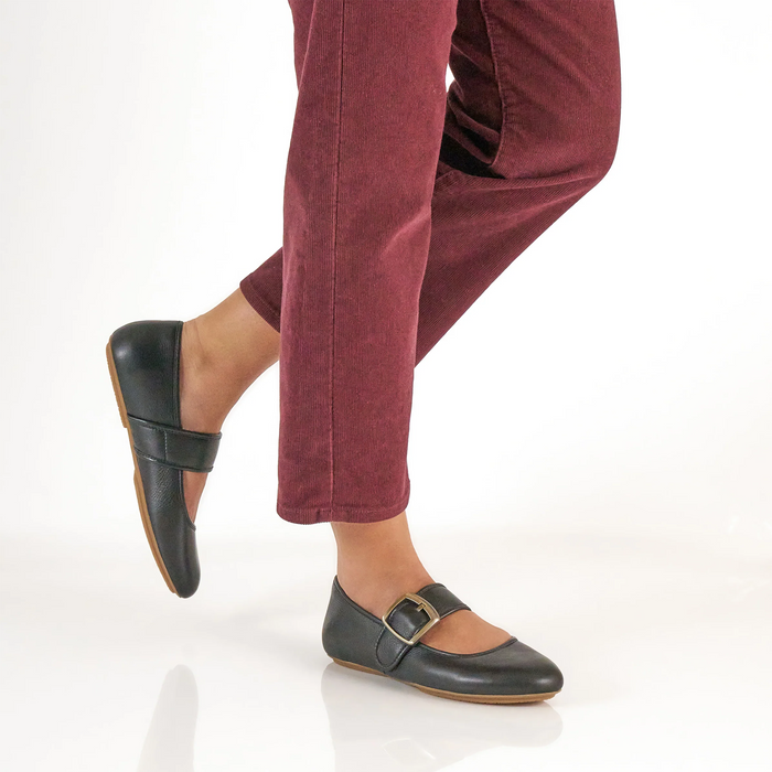 Dansko Matilda Mary Jane (Women) - Black Dress-Casual - Flat - The Heel Shoe Fitters
