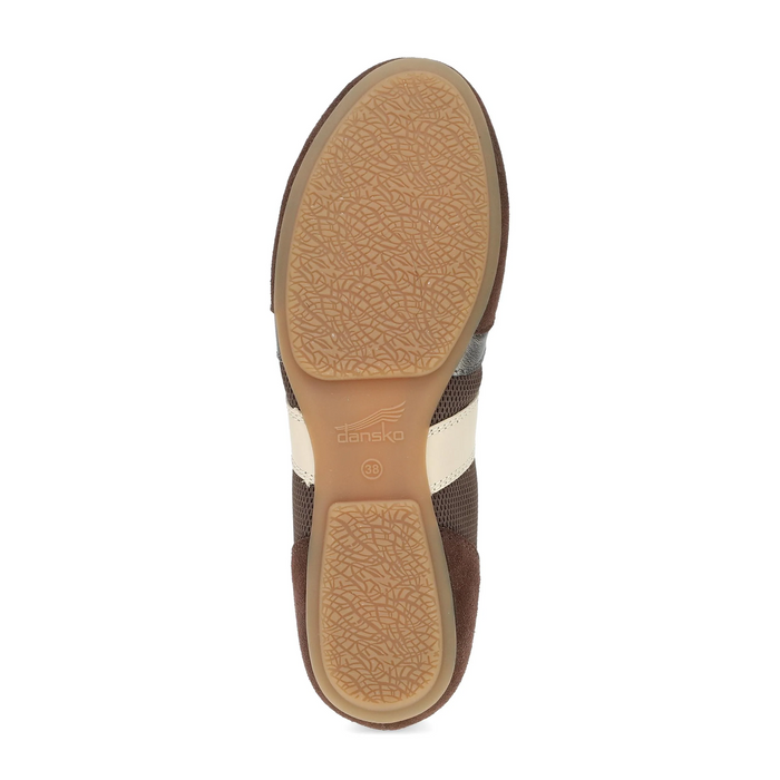 Dansko Milana Sneaker (Women) - Chocolate/Pewter Athletic - Casual - Lace Up - The Heel Shoe Fitters