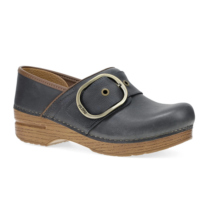 Dansko Pearson Clog (Women) - Dusty Blue Dress-Casual - Clogs & Mules - The Heel Shoe Fitters