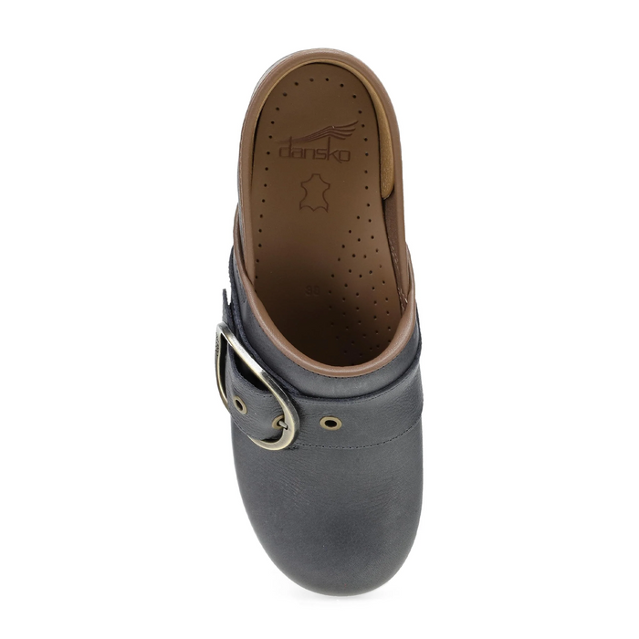 Dansko Pearson Clog (Women) - Dusty Blue Dress-Casual - Clogs & Mules - The Heel Shoe Fitters