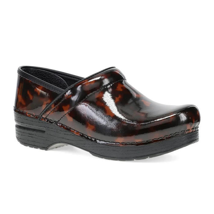 Dansko Professional Clog (Women) - Tortoise Patent Dress-Casual - Clogs & Mules - The Heel Shoe Fitters