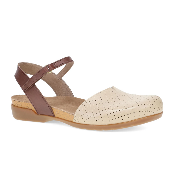 Dansko Rowan Mary Jane (Women) - Sand Perf Dress-Casual - Flat - The Heel Shoe Fitters