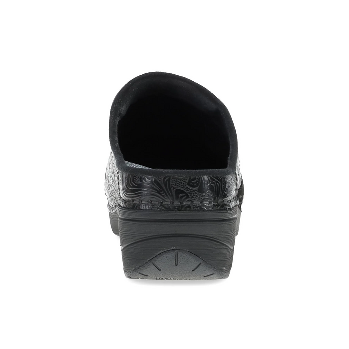 Dansko Zinnia Clog (Women) - Black Multi Dress-Casual - Clogs & Mules - The Heel Shoe Fitters