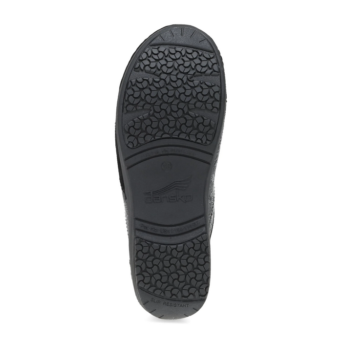 Dansko Zinnia Clog (Women) - Black Multi Dress-Casual - Clogs & Mules - The Heel Shoe Fitters
